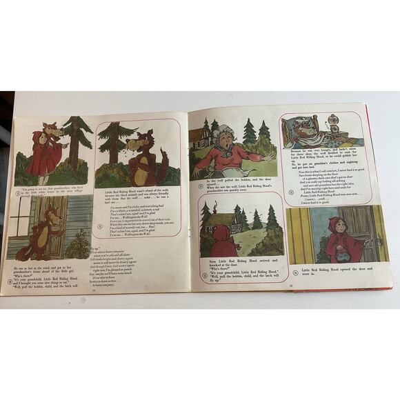 1973 3 Little Pigs /Little Red Riding Hood /The Wizard of Oz Peter Pan Bood Recd - Picture 5 of 7